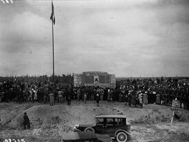 Photo de l'inauguration du Monument des chars d'assaut de BERRY-AU-BAC