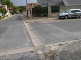 Rue des écoles - Avant travaux