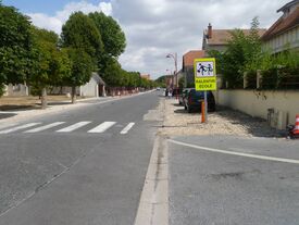 Rue des écoles - Avant travaux