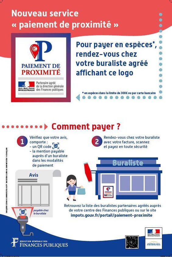 Paiement de proximité - Comment et où payer ?