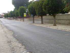 Rue des écoles - Avant travaux